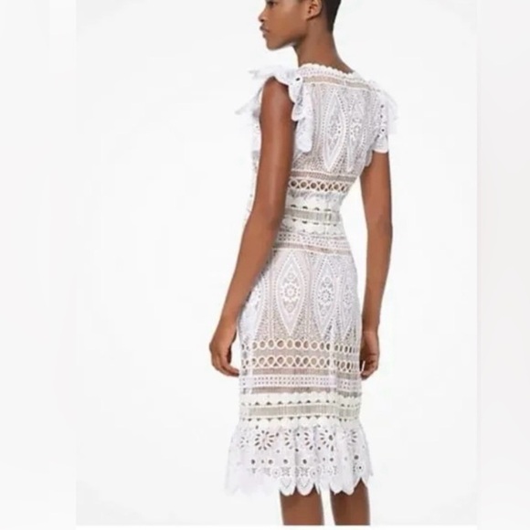 Michael Kors White Lace Dress - Picture 3 of 5